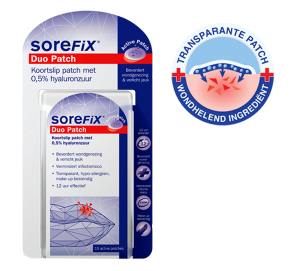 SoreFix Duo Patch Eerste koortslip patch met wondhelend ingrediënt
